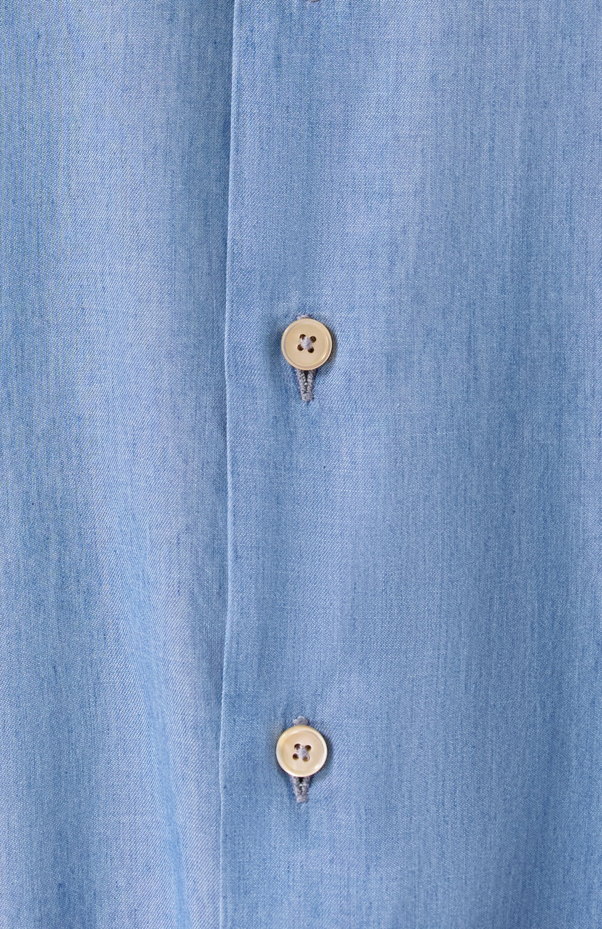 Хлопковая рубашка ALESSANDRO GHERARDI голубого цвета по цене 27850 руб., арт. REGENT5/7453, фото 6 Хлопковая рубашка ALESSANDRO GHERARDI, арт. REGENT5/7453, фото 6