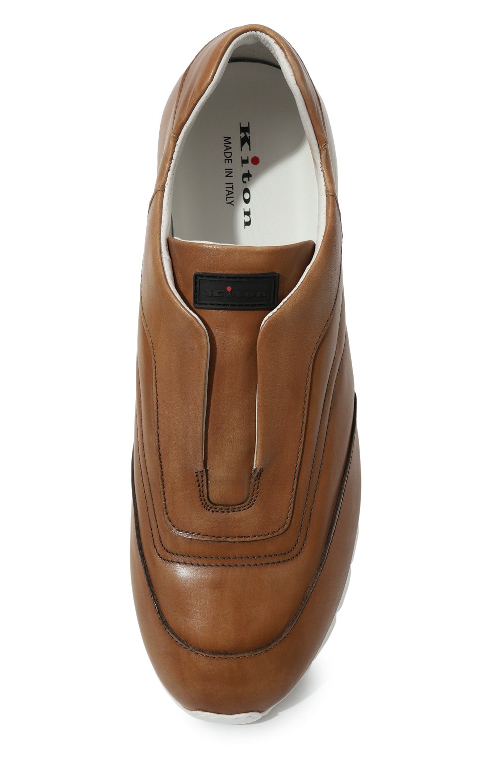 Кожаные кроссовки KITON, арт. USSFREWN00100, фото 6