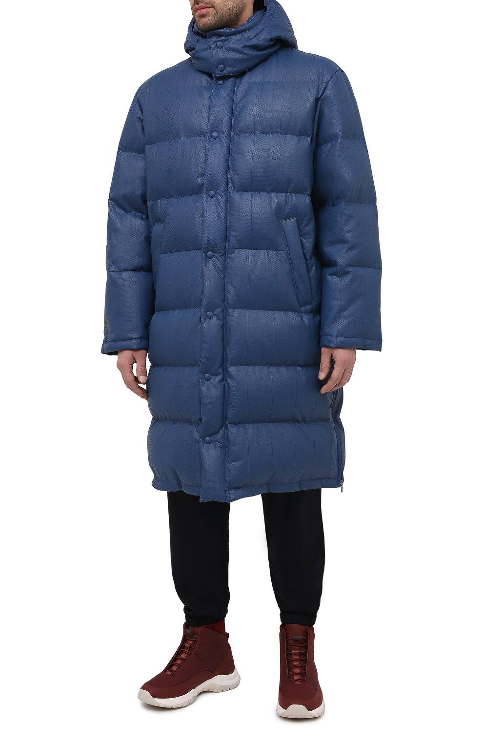 Кожаный пуховик ZILLI SPORT, арт. MAU-YD003-SDB00/0001, фото 3