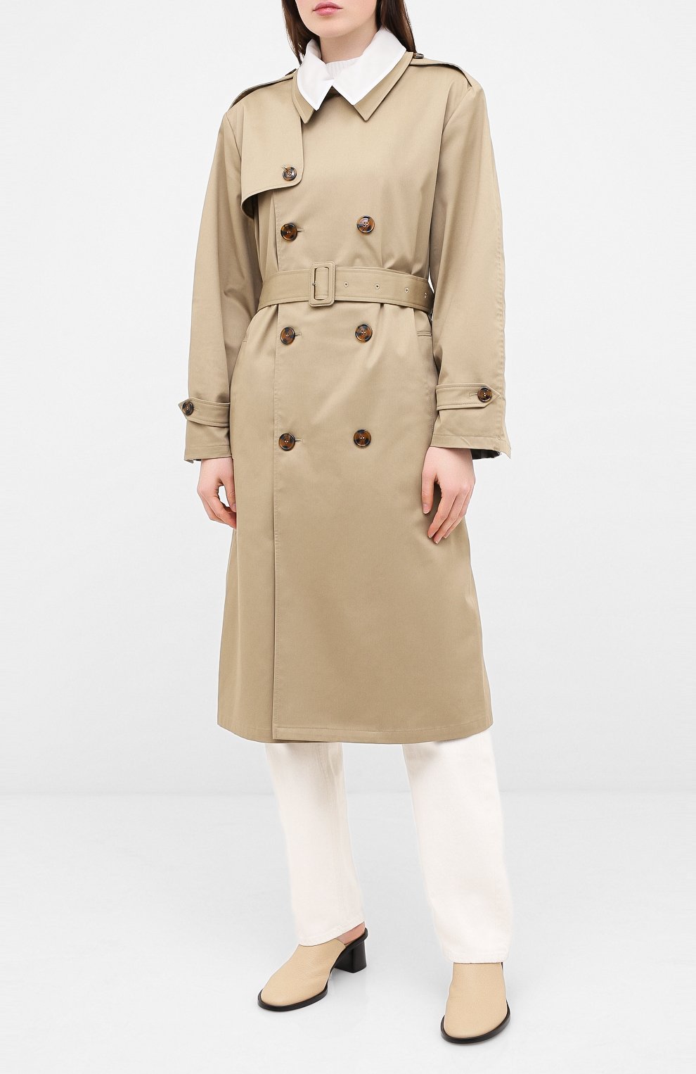 Тренч VETEMENTS, арт. WAH21JA007 1007/TRANSPARENT/BEIGE, фото 3