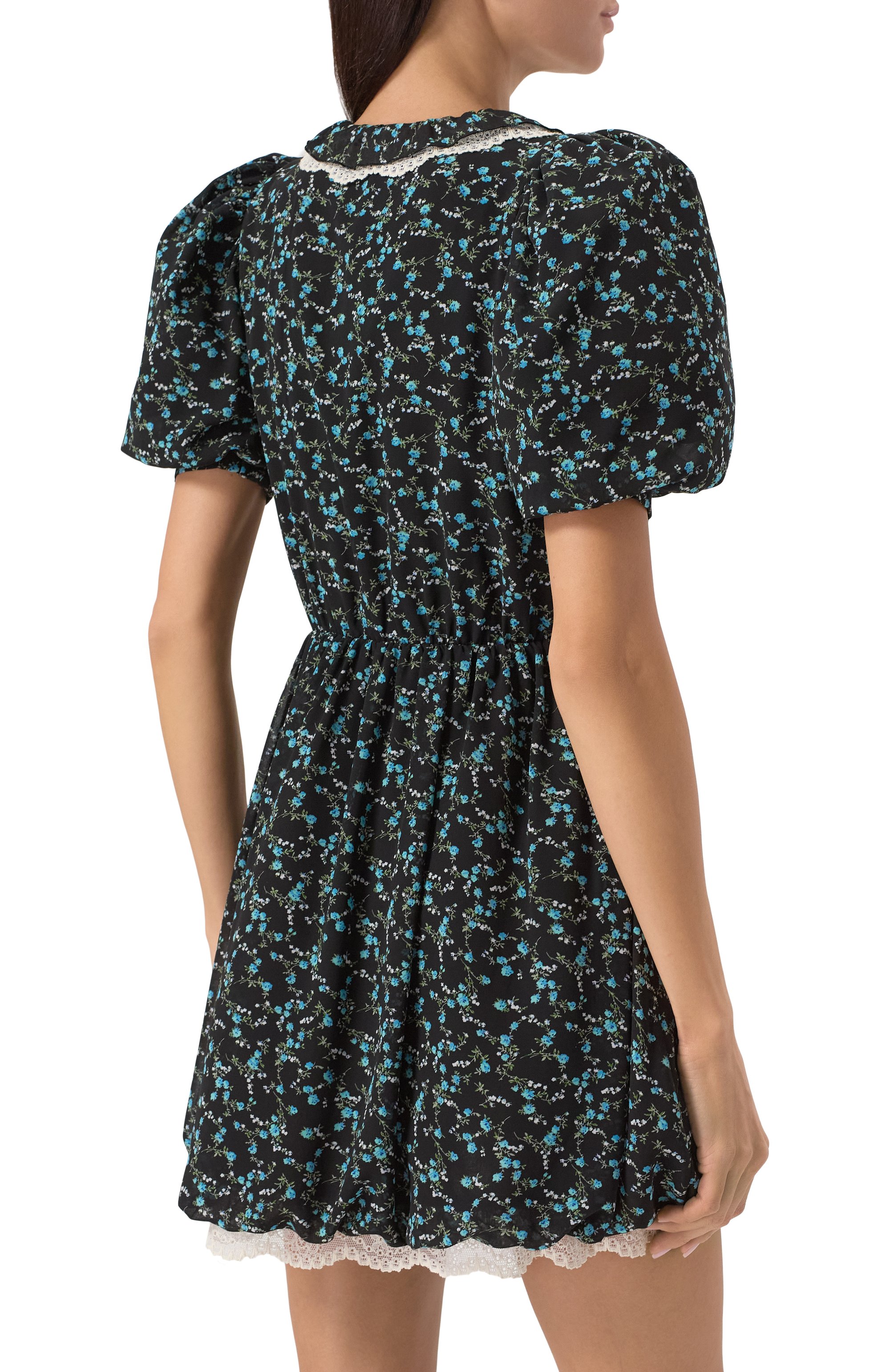 Платье из вискозы BOTROIS черного цвета по цене 29900 руб., арт. SKU6876133, фото 4 Платье из вискозы BOTROIS, арт. SKU6876133, фото 4