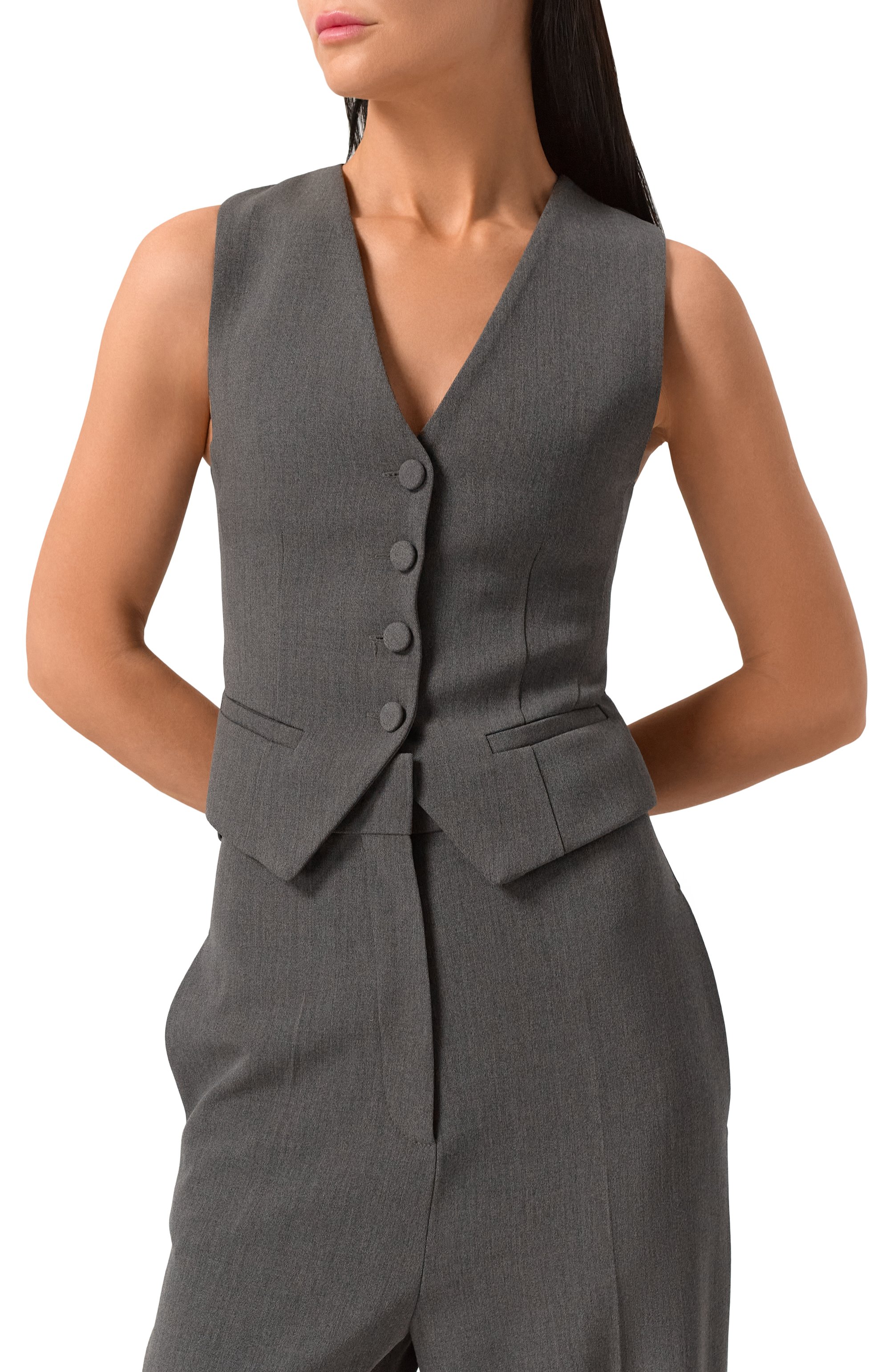 Шерстяной жилет VALENTINO, арт. 5B3CF0F07CU, фото 3