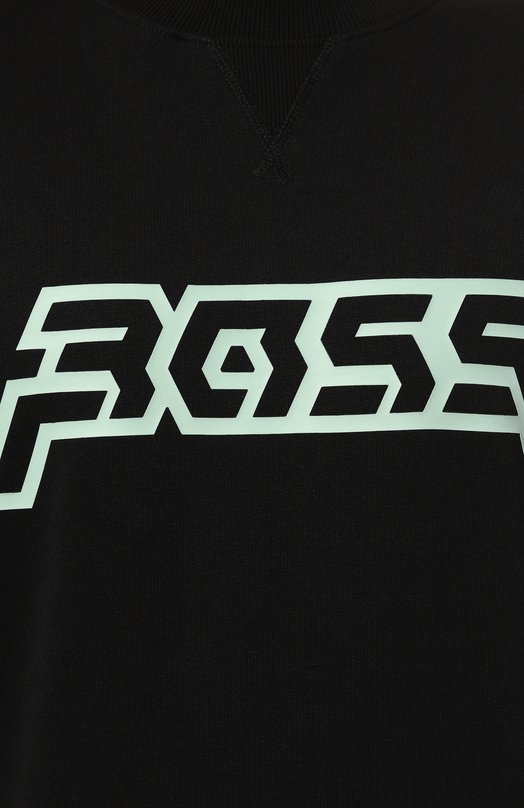 Хлопковый свитшот BOSS Orange Чёрный, фото 5