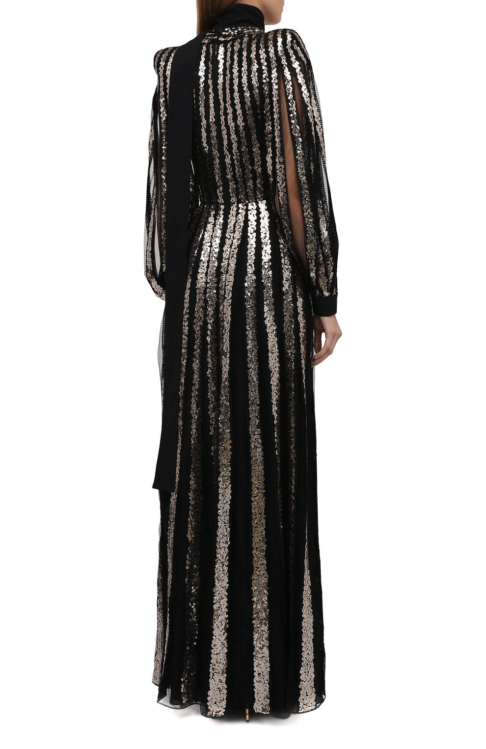 Платье с пайетками ELIE SAAB черного цвета по цене 945500 руб., арт. 12437, фото 4 Платье с пайетками ELIE SAAB, арт. 12437, фото 4