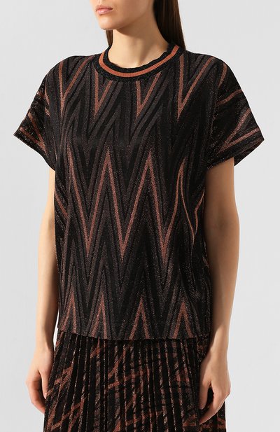 Топ из смеси вискозы и хлопка M MISSONI, арт. 2DJ00062/2J000W, фото 3
