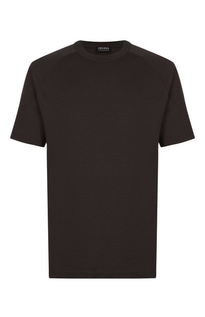 Мужская шерстяная футболка ZEGNA, арт. FCT706/UF328A9