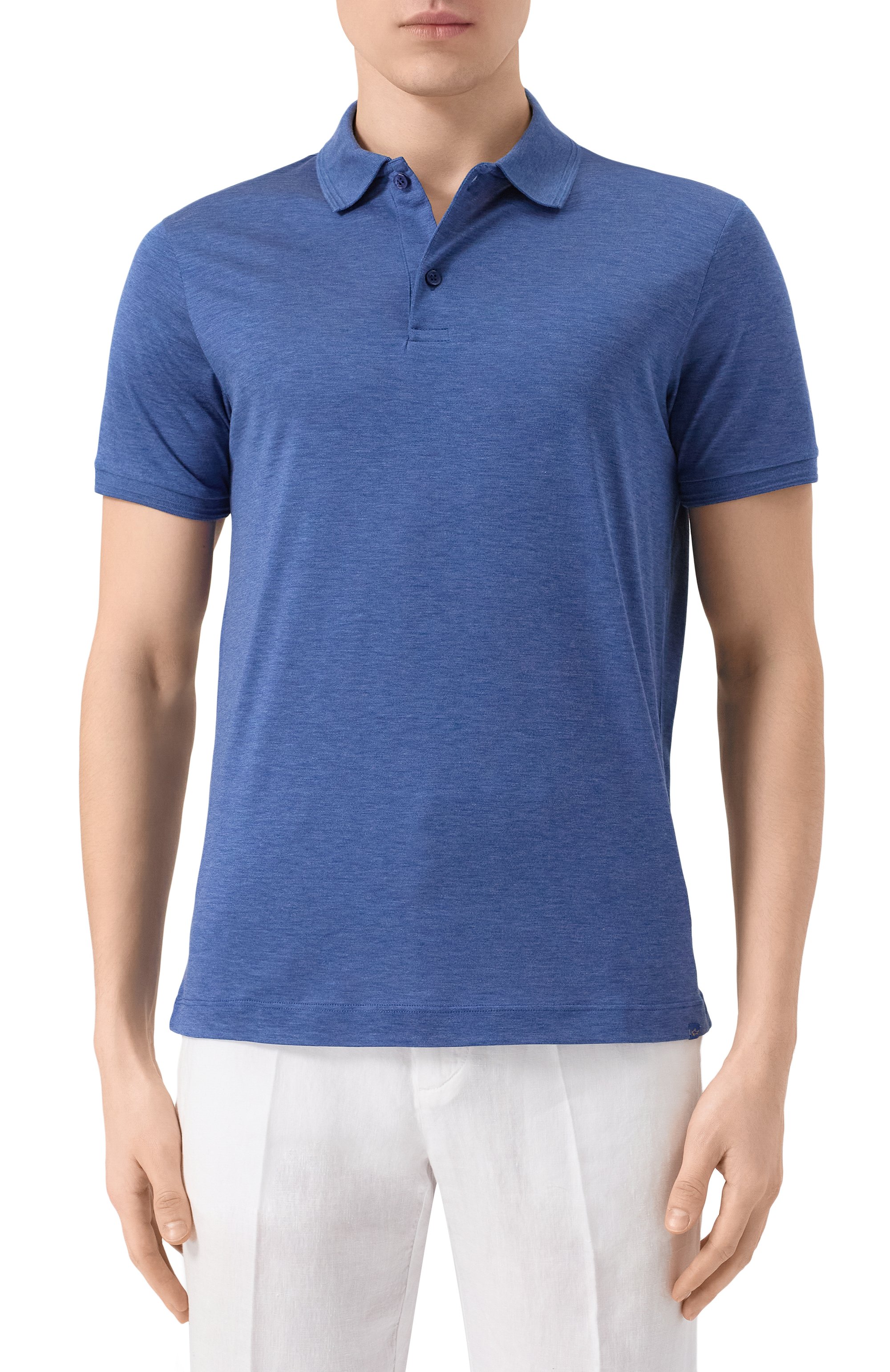 Поло из шелка и хлопка PAUL&SHARK, арт. 25411208, фото 3