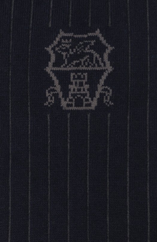 Хлопковые носки Brunello Cucinelli MCS93561 Синий  MCS93561 Фото 2