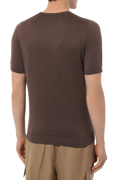 Шелковый джемпер ANDREA CAMPAGNA, арт. 43112/23503, фото 4