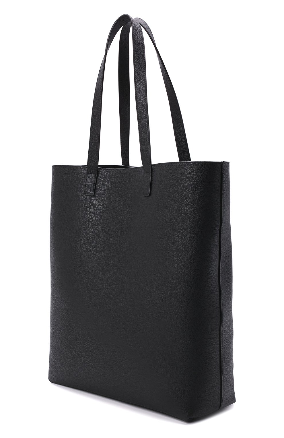 Кожаная сумка-шопер bold SAINT LAURENT черного цвета по цене 169000 руб., арт. 676657/B680N, фото 4 Кожаная сумка-шопер bold SAINT LAURENT, арт. 676657/B680N, фото 4