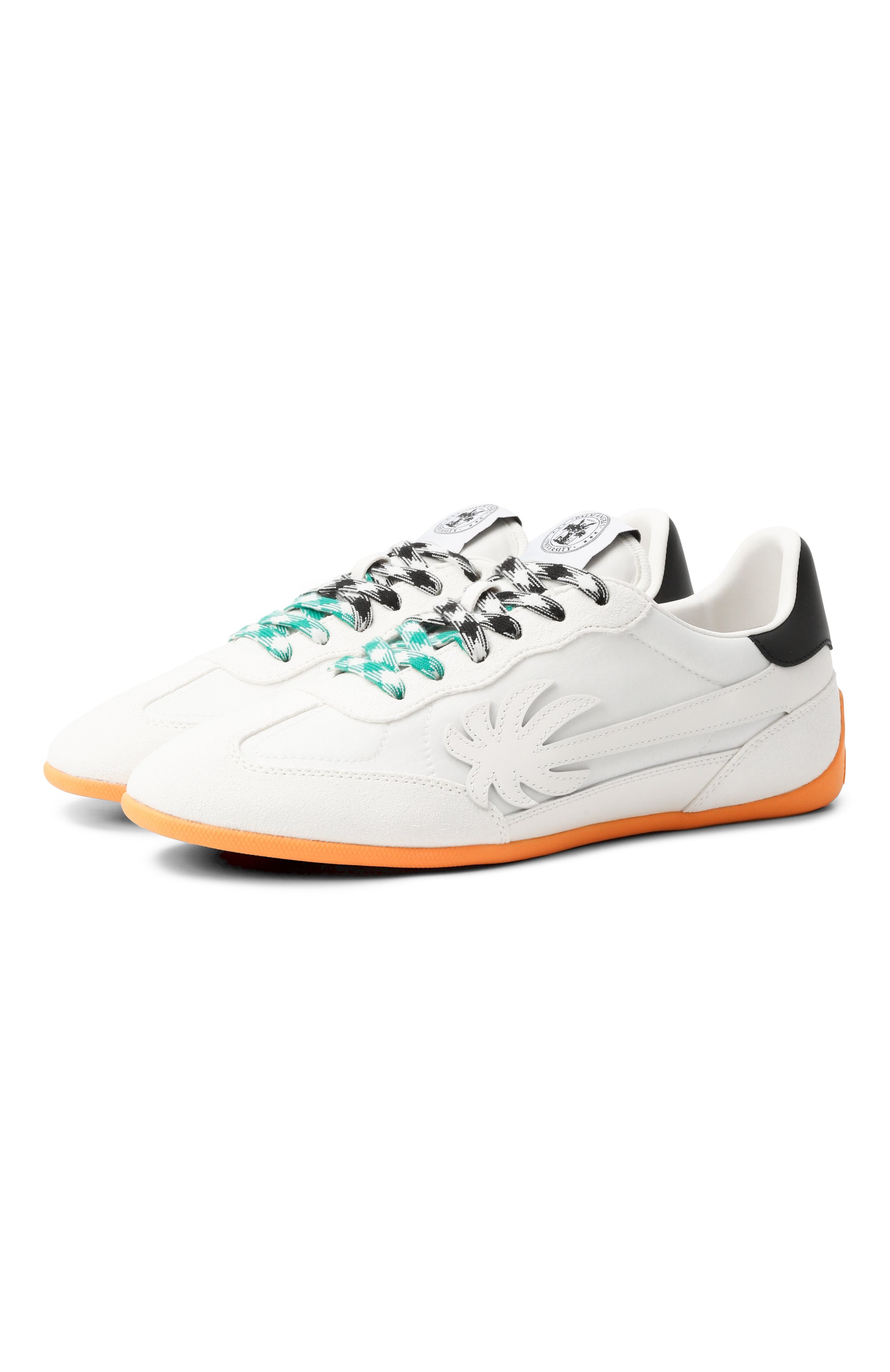 Кожаные кеды pa 5 PALM ANGELS, арт. PMIA105F25LEA001, фото 1