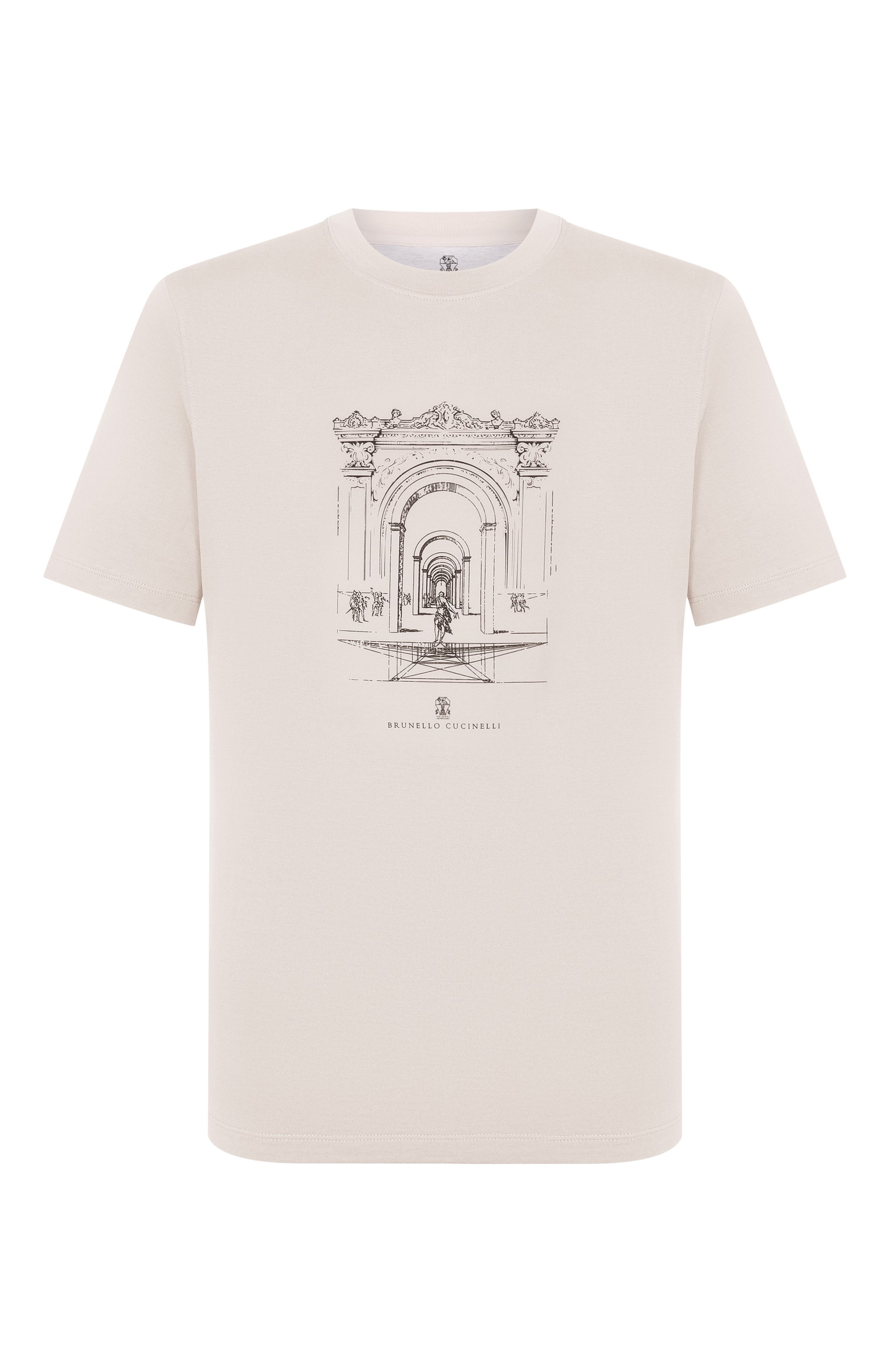 Хлопковая футболка BRUNELLO CUCINELLI, арт. M0B138521P, фото 1