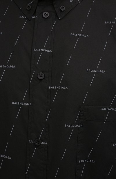 Хлопковая рубашка BALENCIAGA, арт. 642265/TJLF3, фото 5