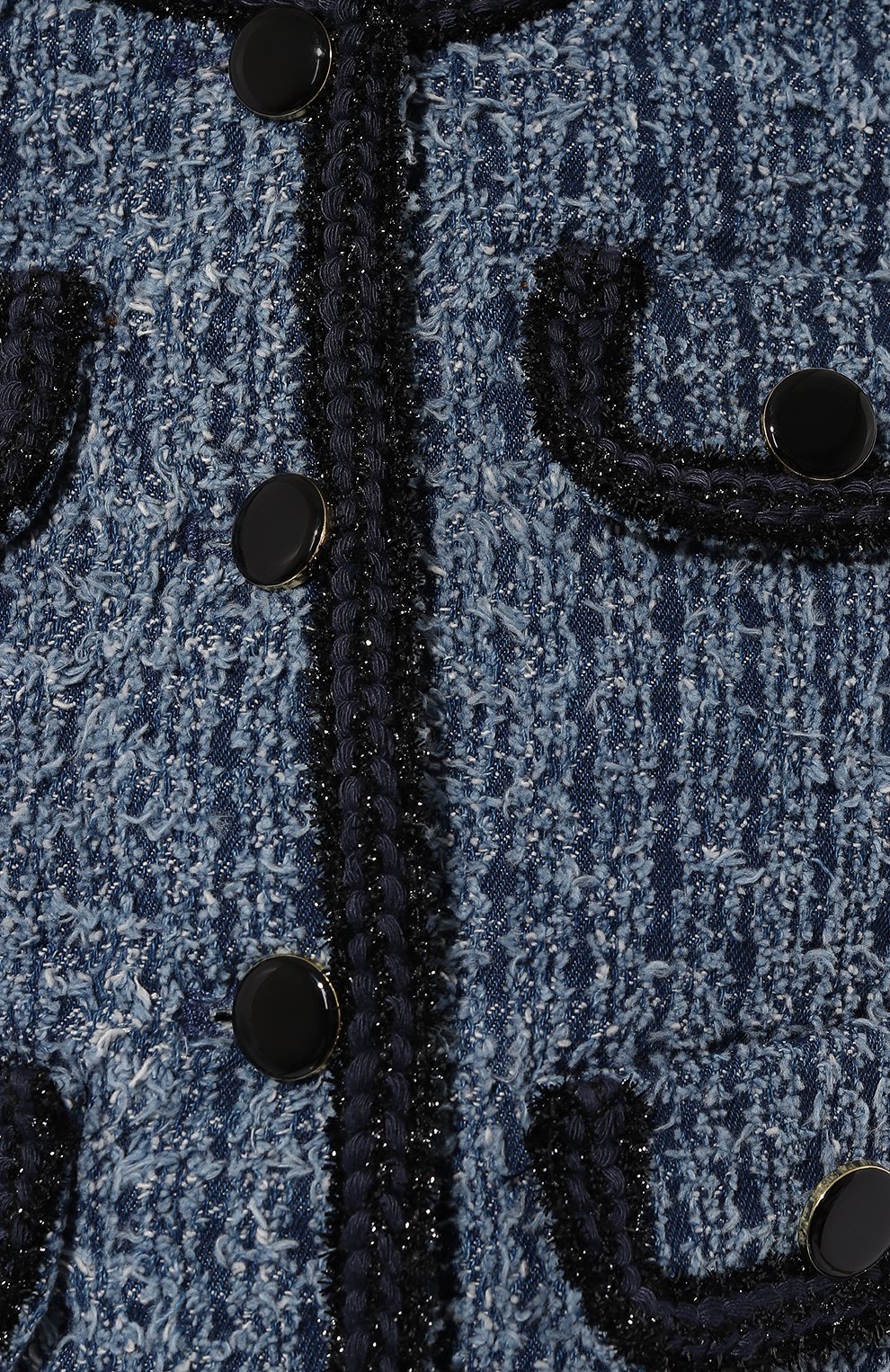 Джинсовый жакет SELF-PORTRAIT, арт. PF24-826J-BL, фото 5