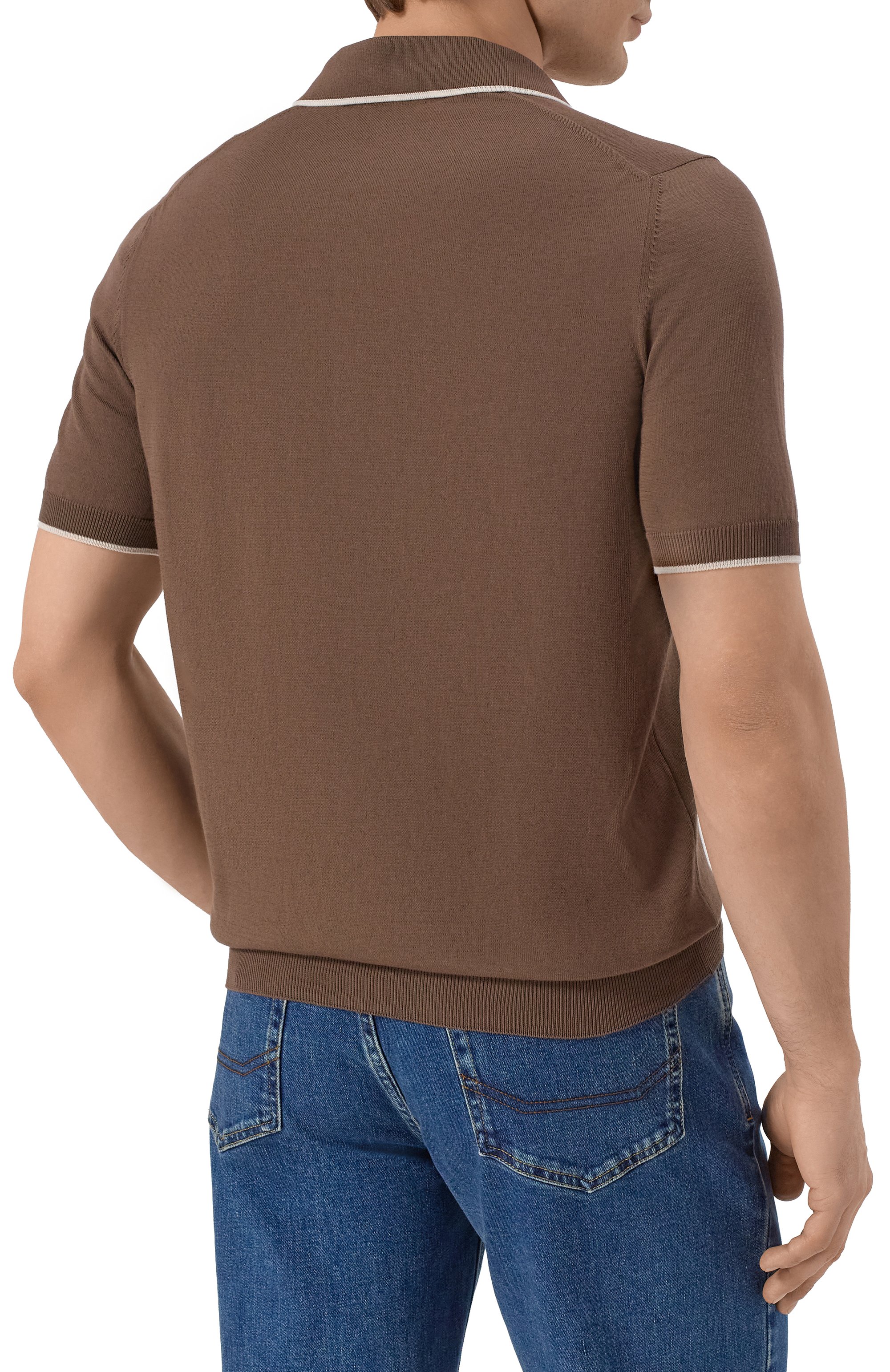 Хлопковое поло GRAN SASSO, арт. 57175/20613, фото 4