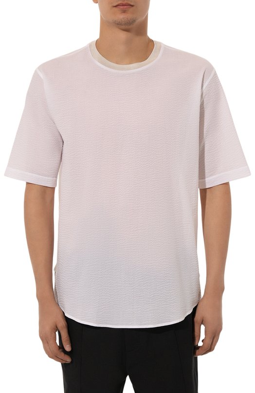 Футболка из вискозы Giorgio Armani GM000055/TE11186 Белый  GM000055/TE11186 Фото 3