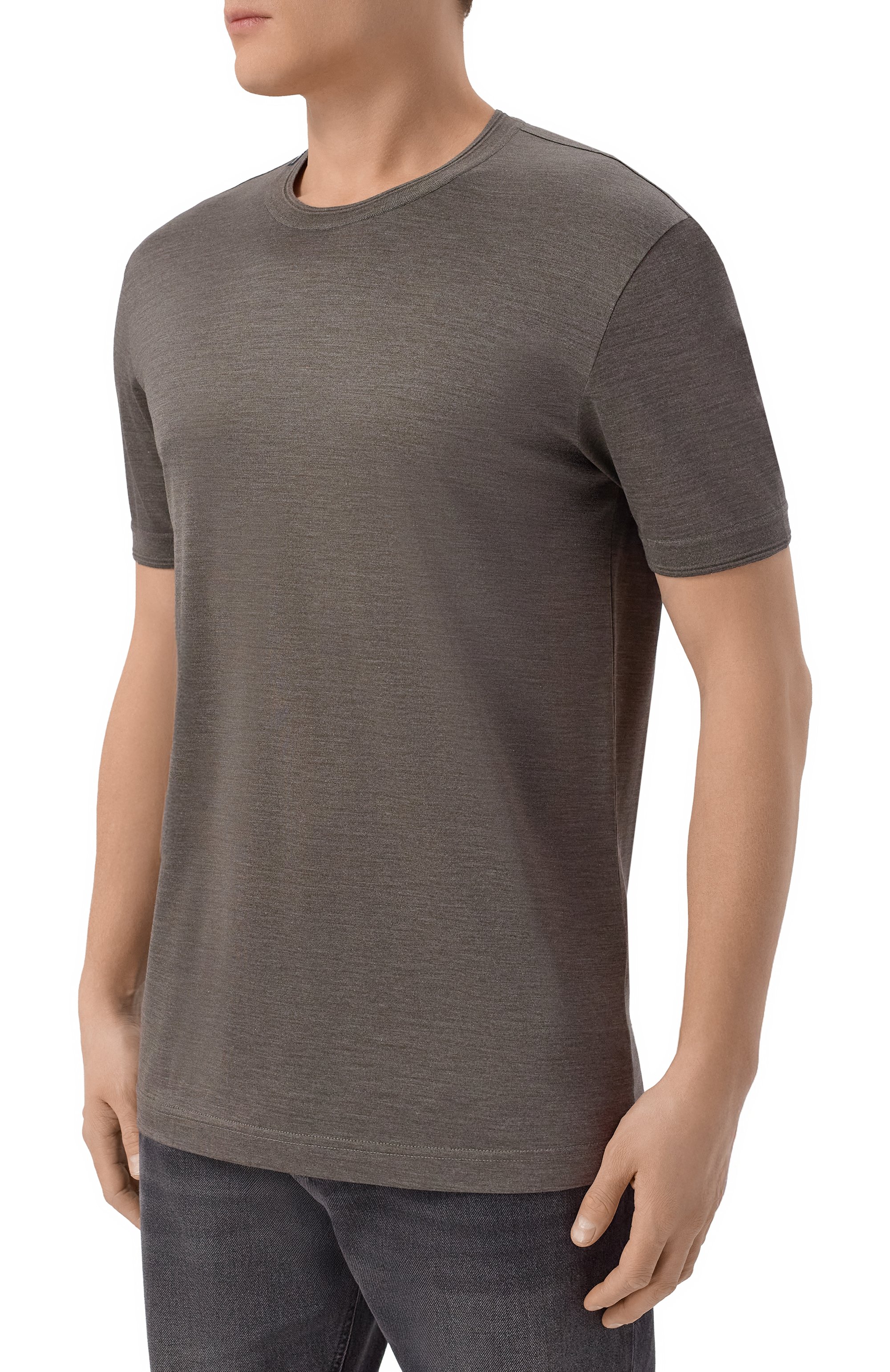 Шелковая футболка DOLCE & GABBANA, арт. G8ST1T/G7P0F, фото 3