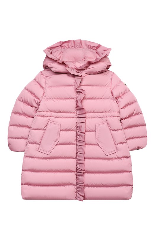

Пуховое пальто Moncler, Розовый