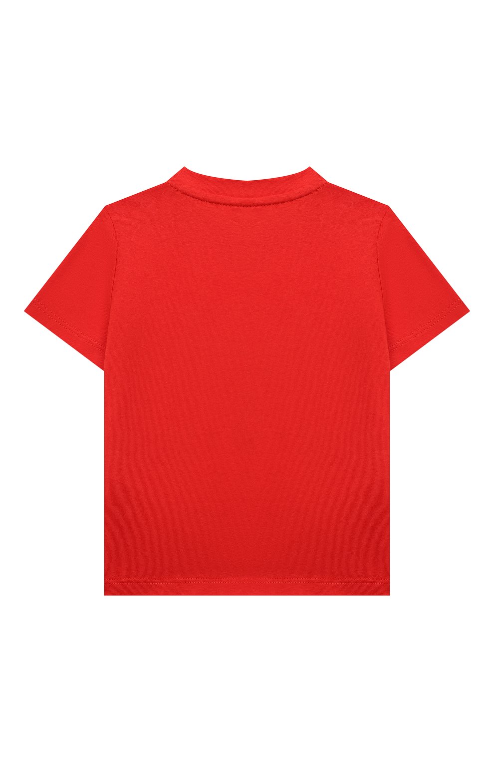 Хлопковая футболка STELLA MCCARTNEY красного цвета по цене 3975 руб., арт. 603085/SQJG4, фото 2 Хлопковая футболка STELLA MCCARTNEY, арт. 603085/SQJG4, фото 2