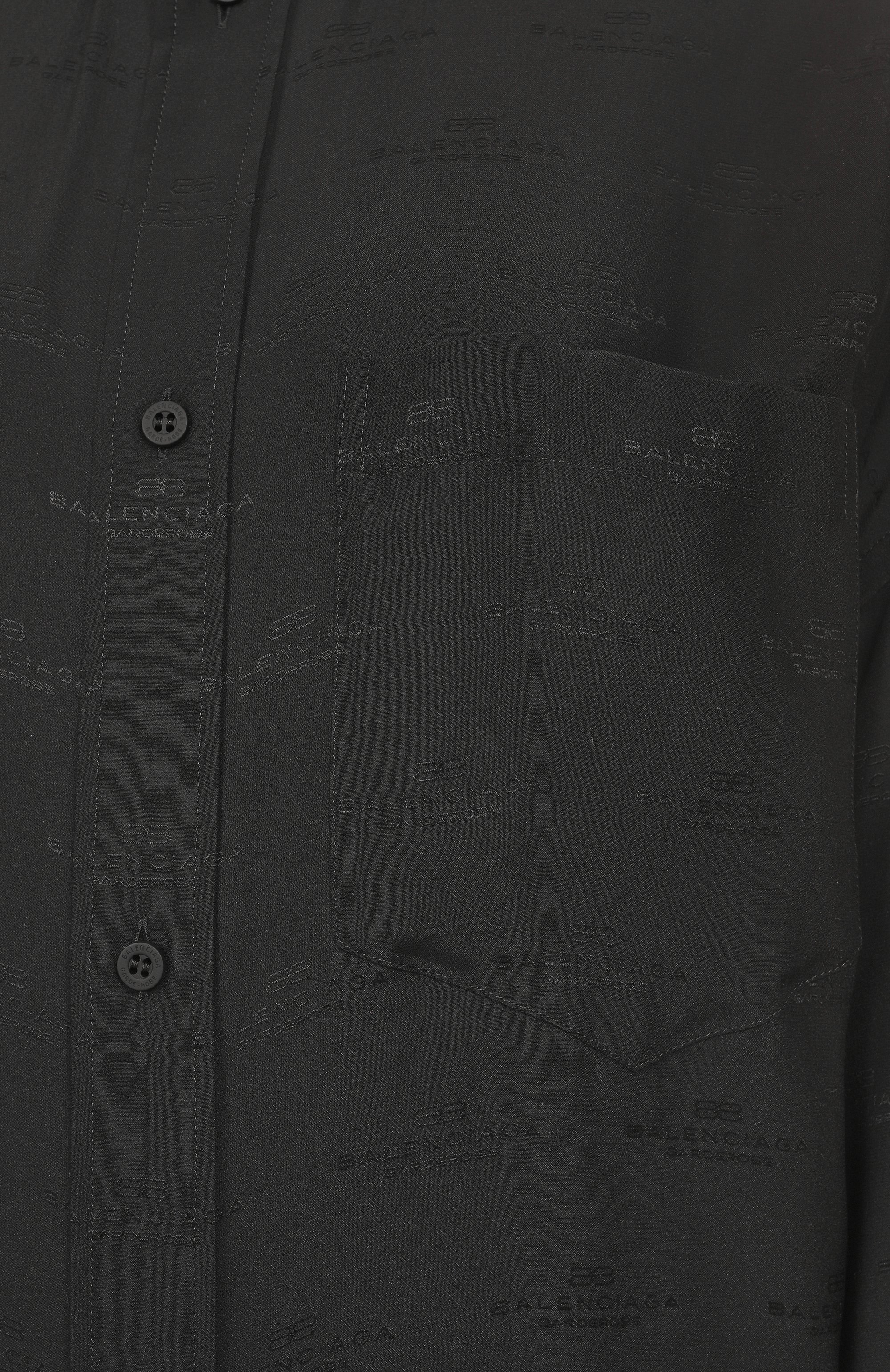 Шелковая рубашка BALENCIAGA, арт. 773300/TRN07, фото 6