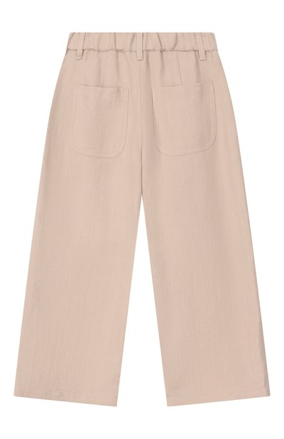 Брюки из вискозы и льна BRUNELLO CUCINELLI, арт. BH126P214A, фото 2