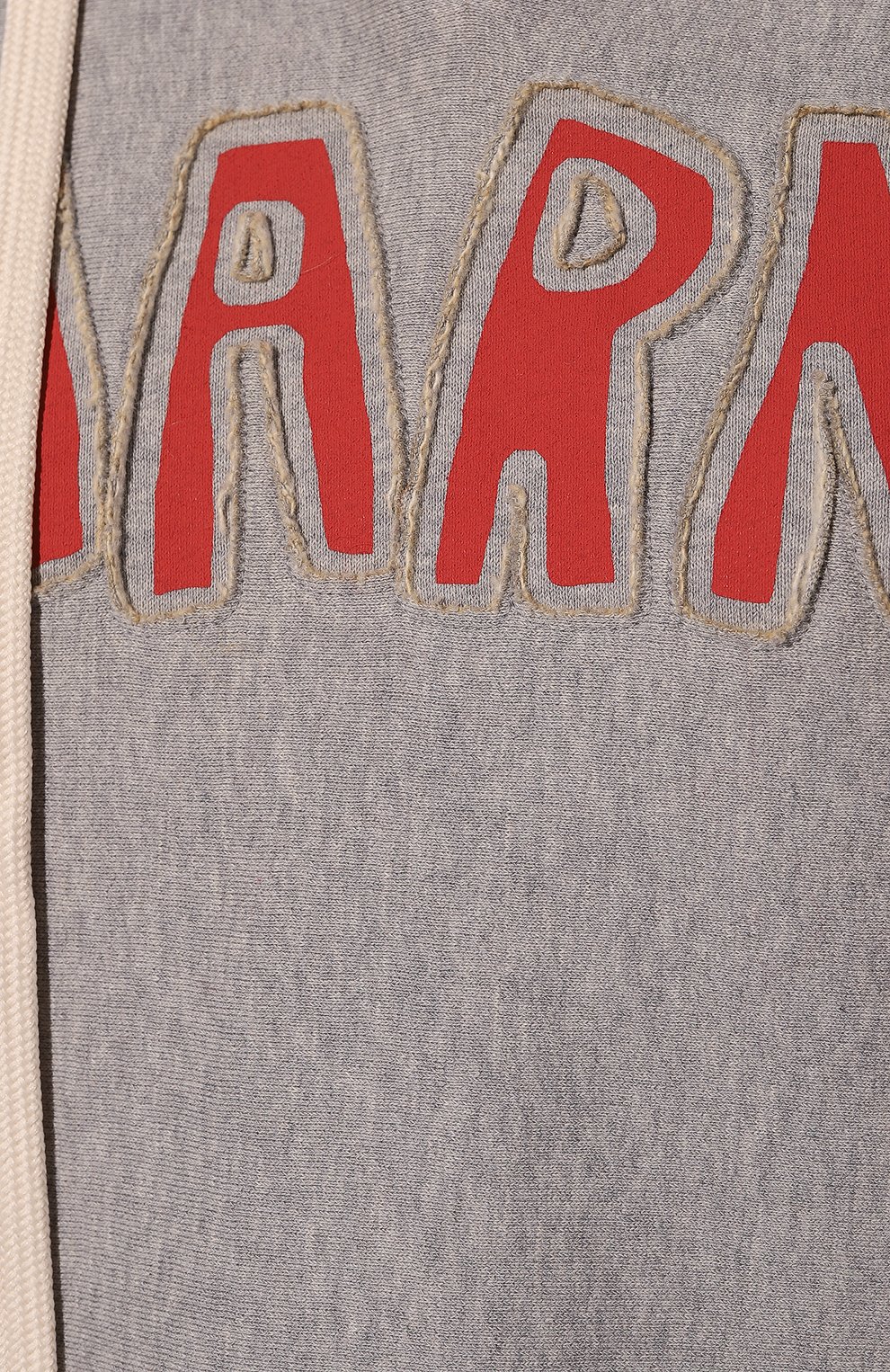 Хлопковое худи MARNI серого цвета по цене 77350 руб., арт. FLJE0129PY/USCU55, фото 5 Хлопковое худи MARNI, арт. FLJE0129PY/USCU55, фото 5