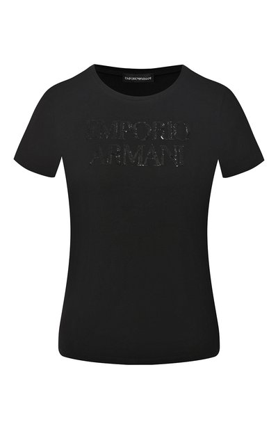 Женская хлопковая футболка EMPORIO ARMANI, арт. 3G2T86/2JQAZ