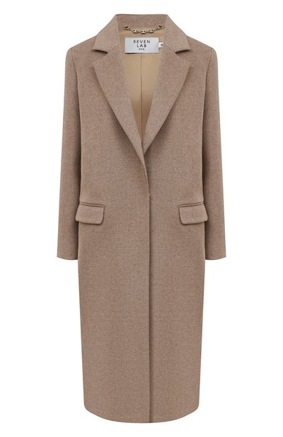 Женское пальто из шерсти и кашемира SEVEN LAB, арт. CMAR 3267 beige