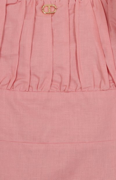 Платье изо льна и хлопка TWINSET, арт. 251GJ2406, фото 3