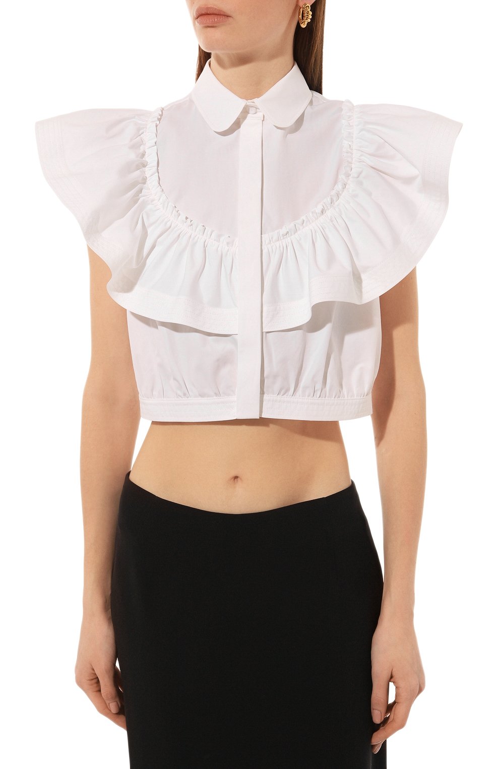 Хлопковая блузка DICE KAYEK, арт. SS23C615, фото 3