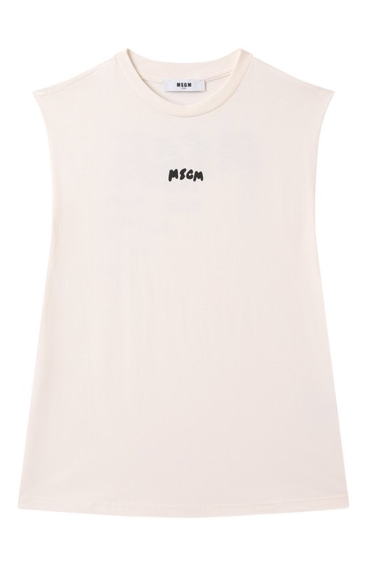 Хлопковая майка MSGM kids