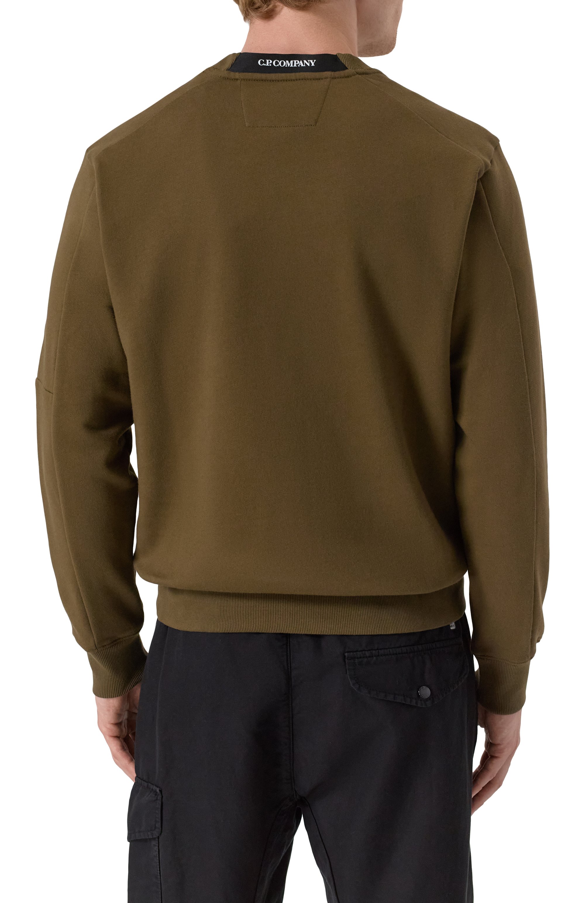 Хлопковый свитшот C.P. COMPANY, арт. 18CMSS023A005086W, фото 4