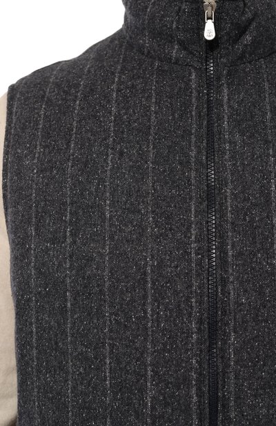 Пуховый жилет BRUNELLO CUCINELLI, арт. MY4561776, фото 5