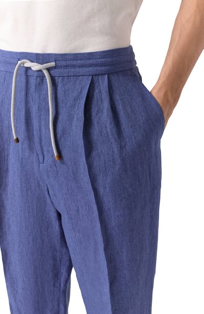 Льняные брюки BRUNELLO CUCINELLI, арт. MH248E1710, фото 5