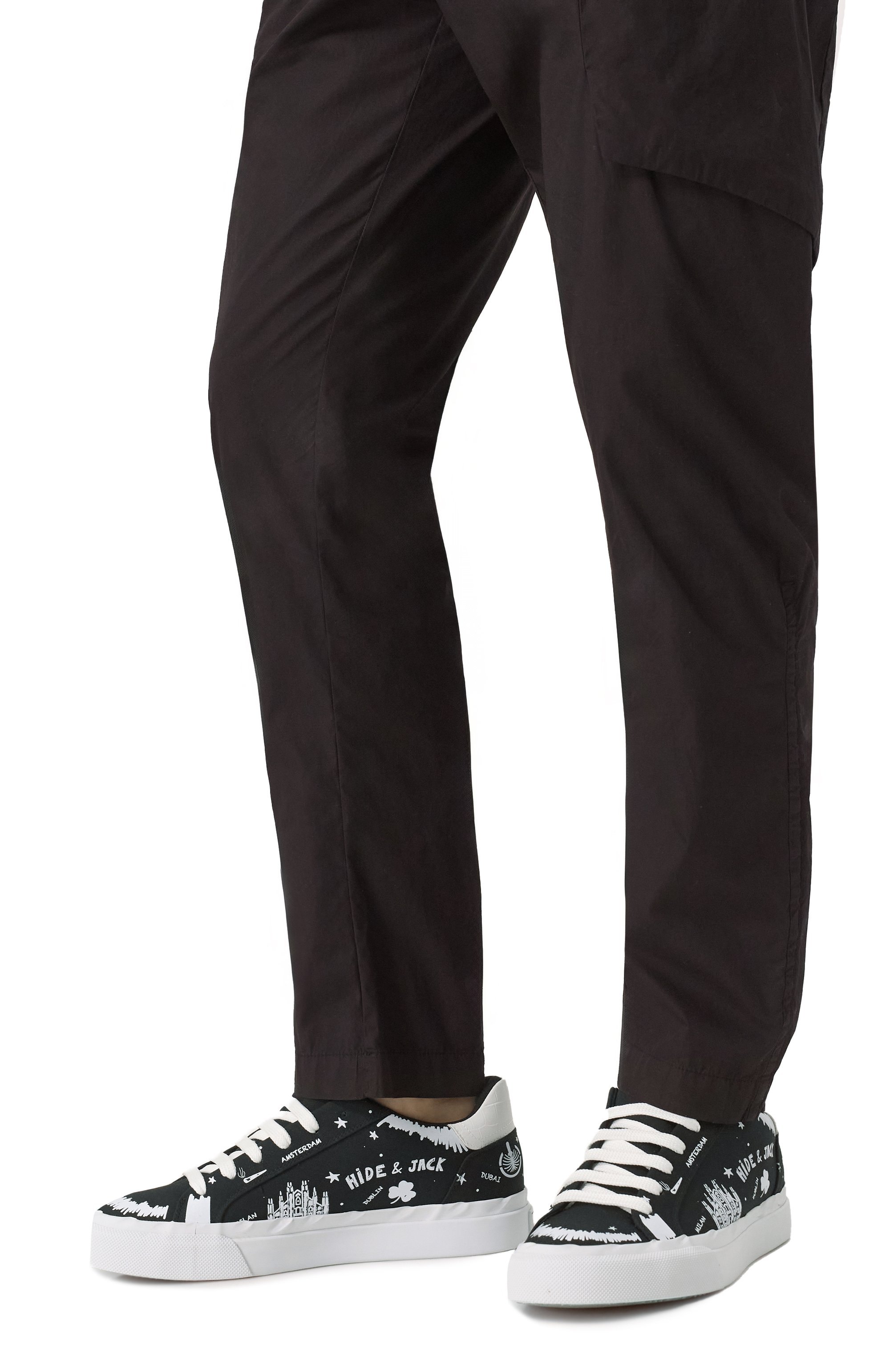 Комбинированные кеды toby HIDE AND JACK, арт. DSERLBLKWHT, фото 3