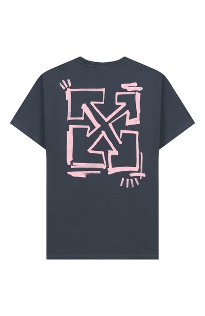 Хлопковая футболка OFF-WHITE, арт. 0GAA001F26JER0034, фото 2