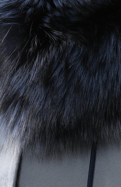 Кашемировое пальто с меховой отделкой YVES SALOMON, арт. 9WYM01097CARD, фото 5