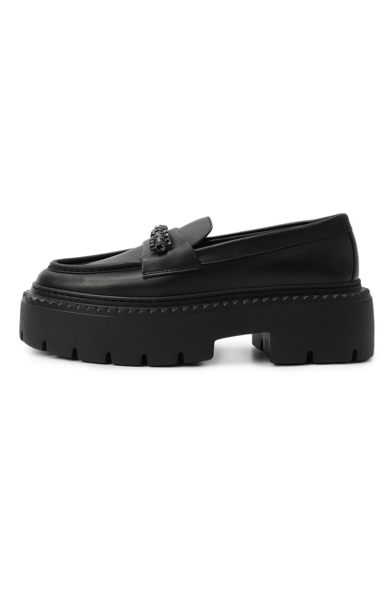 Кожаные лоферы bryer JIMMY CHOO, арт. BRYER L0AFER FLAT/XXC, фото 1