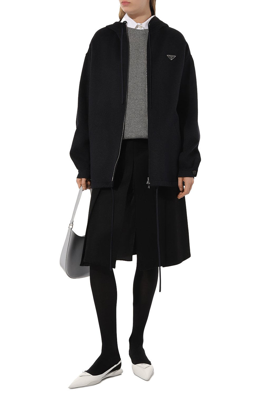 Шерстяная куртка PRADA черного цвета по цене 415000 руб., арт. P656MH-1CRU-F0G4F-201, фото 2 Шерстяная куртка PRADA, арт. P656MH-1CRU-F0G4F-201, фото 2