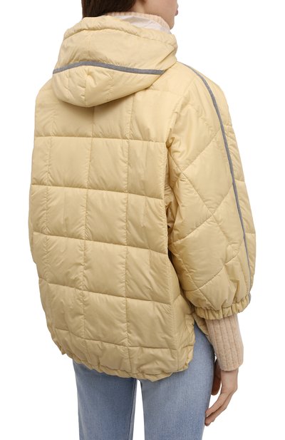 Утепленная куртка BRUNELLO CUCINELLI желтого цвета по цене 343500 руб., арт. MH5042515, фото 4 Утепленная куртка BRUNELLO CUCINELLI, арт. MH5042515, фото 4