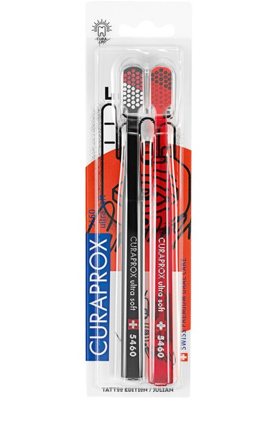 Набор зубных щеток ultrasoft tattoo CURAPROX, арт. 7612412424454, фото 4