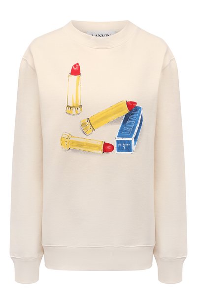 Хлопковый свитшот LANVIN, арт. RW-T0660J-JU02-P21, фото 1