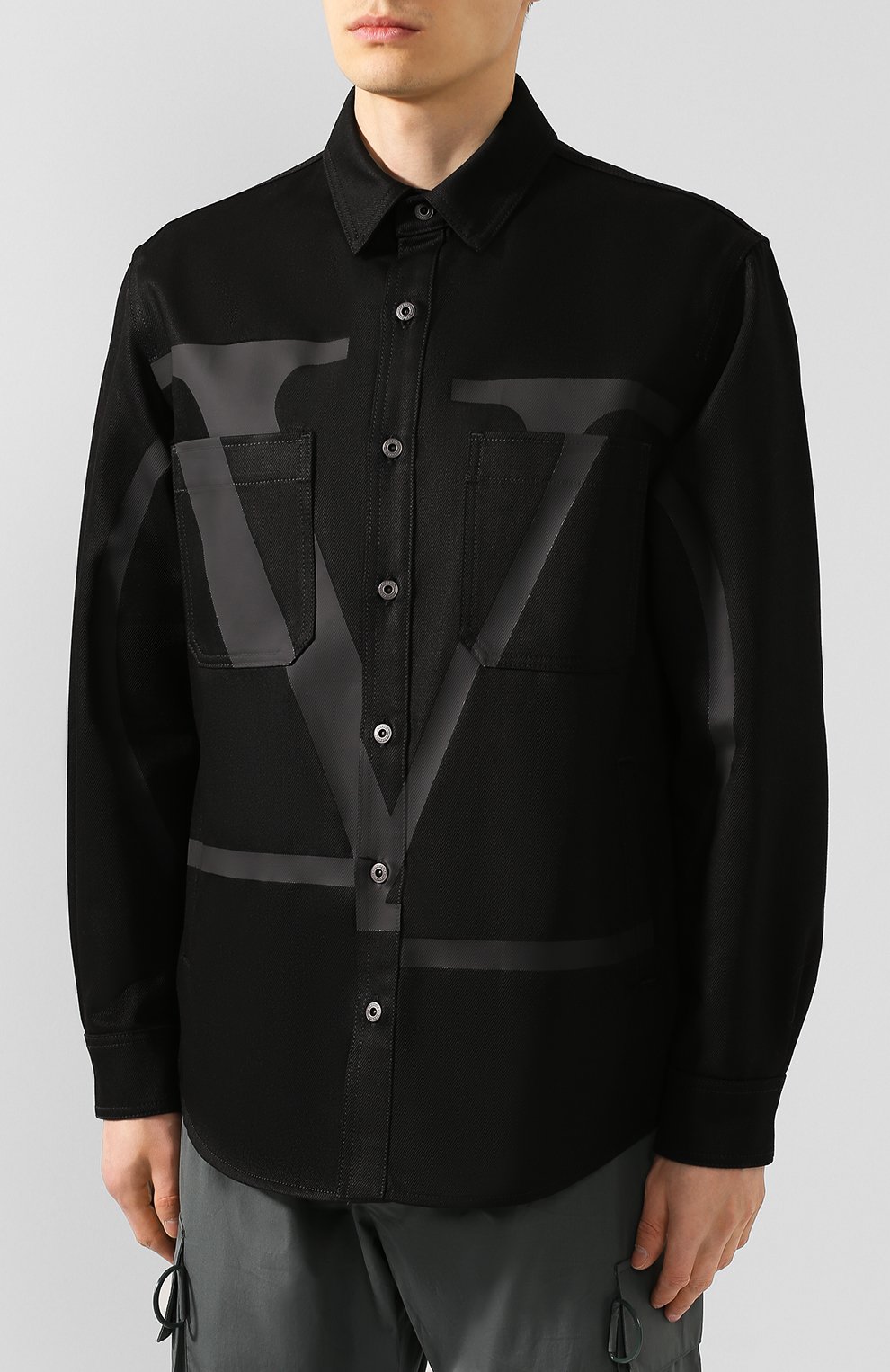 Джинсовая рубашка VALENTINO, арт. TV3DB00G60A, фото 3