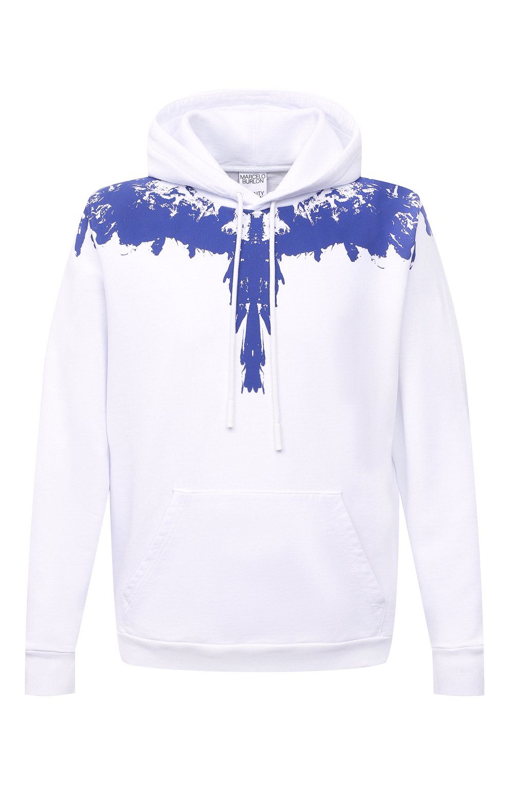 Хлопковое худи MARCELO BURLON, арт. CMBB007F21FLE004, фото 1