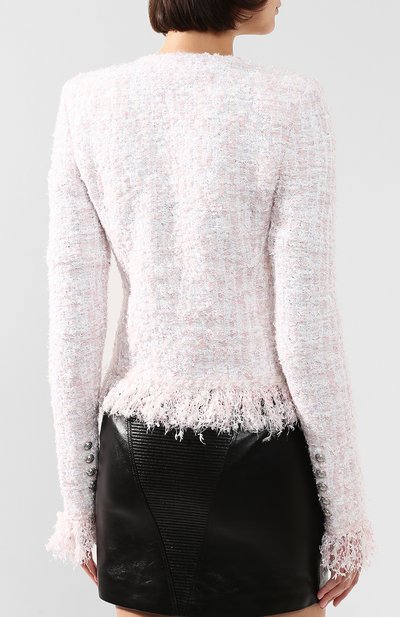 Жакет BALMAIN светло-розового цвета по цене 298000 руб., арт. SF27272/K498, фото 4 Жакет BALMAIN, арт. SF27272/K498, фото 4