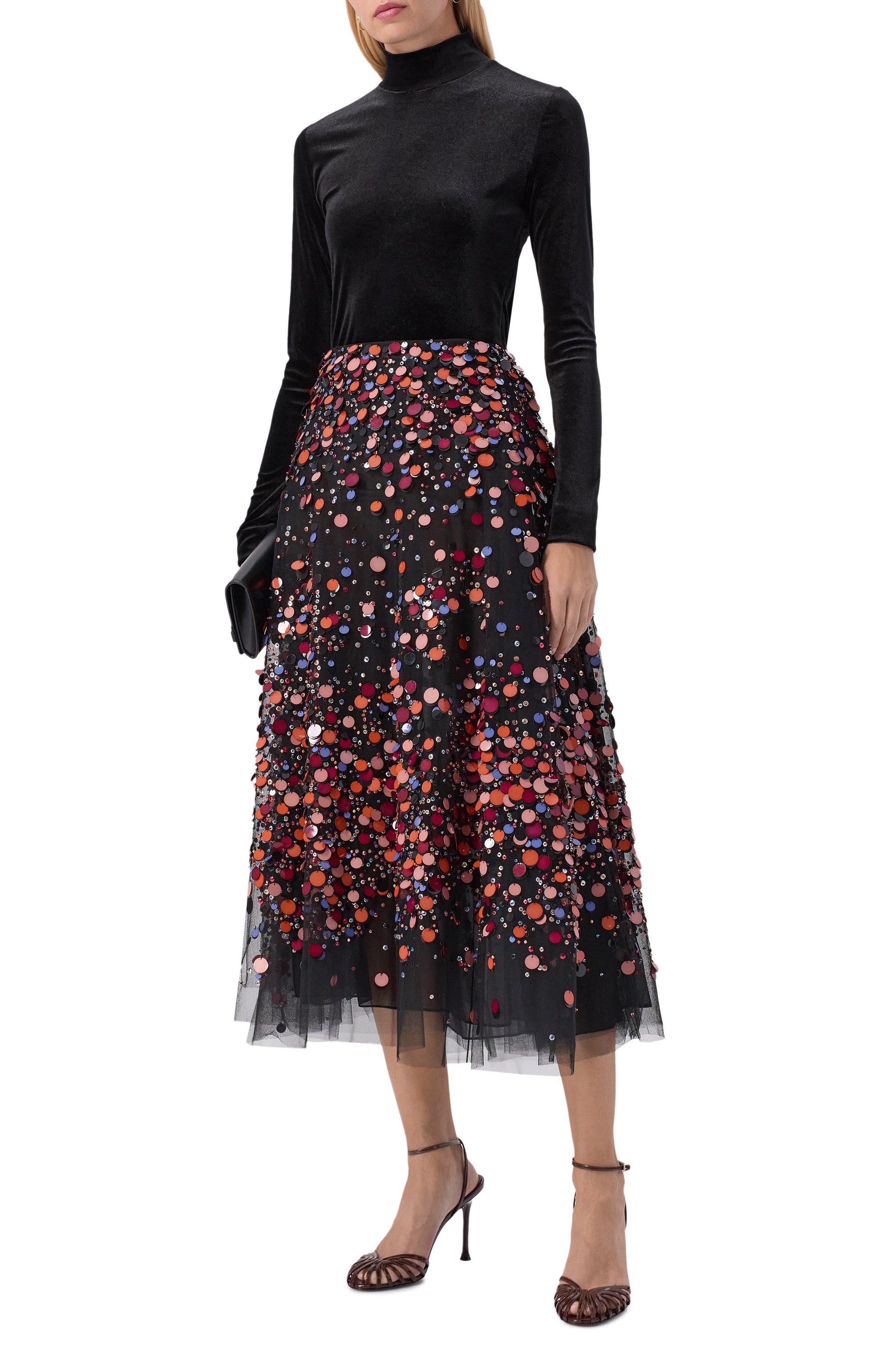 Юбка ELIE SAAB черного цвета по цене 843000 руб., арт. SK213NP25/BE038, фото 2 Юбка ELIE SAAB, арт. SK213NP25/BE038, фото 2