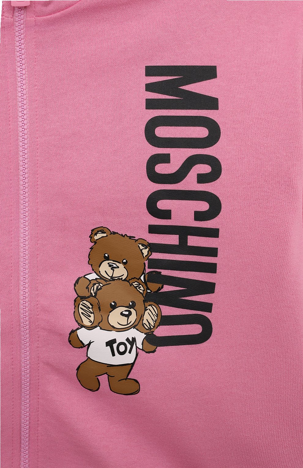 Комплект из толстовки и брюк MOSCHINO розового цвета по цене 21300 руб., арт. HUK03X/LCA14/4-8, фото 4 Комплект из толстовки и брюк MOSCHINO, арт. HUK03X/LCA14/4-8, фото 4