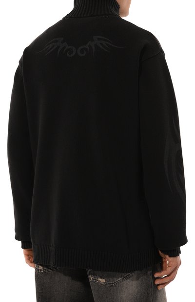 Кардиган BALENCIAGA черного цвета по цене 399500 руб., арт. 808489/T3336, фото 4 Кардиган BALENCIAGA, арт. 808489/T3336, фото 4