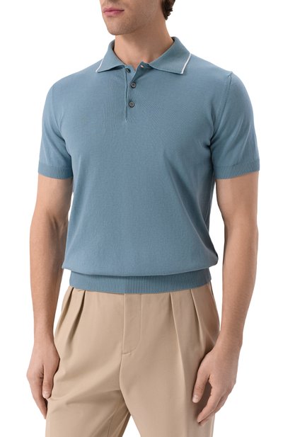 Хлопковое поло CANALI, арт. C1053/MK02261, фото 3