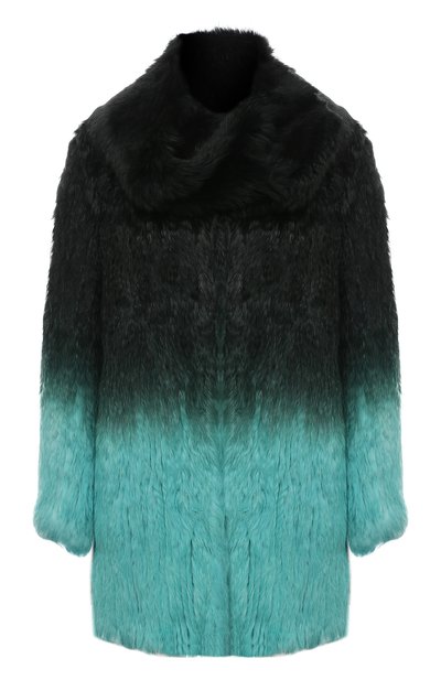 Шуба из меха кролика с шарфом ARMANI COLLEZIONI, арт. SML01P/SMP20, фото 1